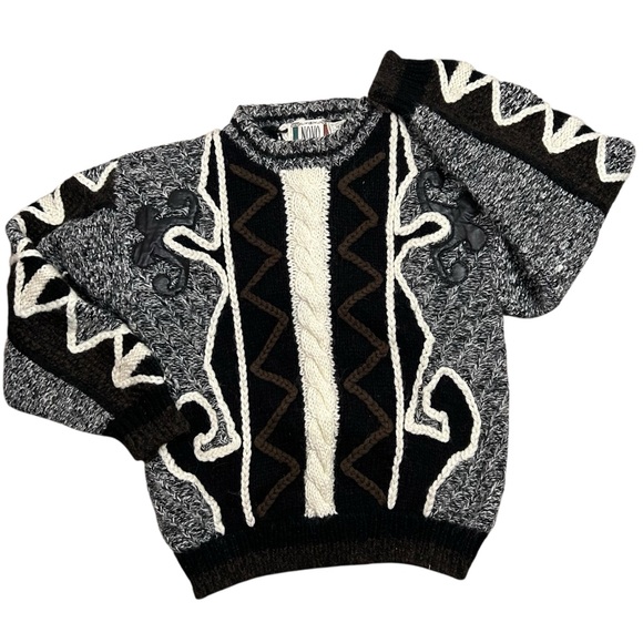 novo Other - Novo unisex vintage mohair wool sweater medium 3D textured knit biggie Cosby